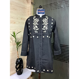 midnightthread embroidered kurti