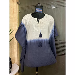 oceanmist dual-tone kaftan