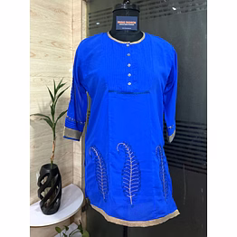 sapphire stitches embroidered kurti