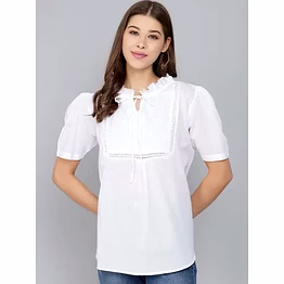 snowaura white top