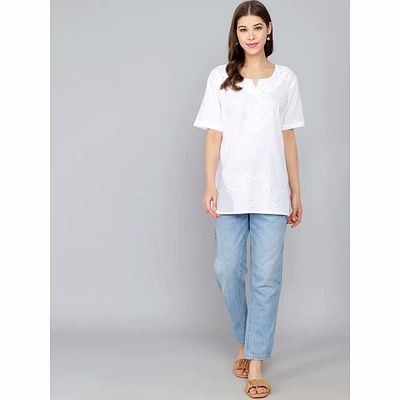 snowluxe white top