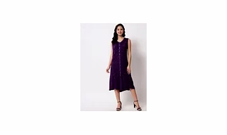 Violet Storm Acid Wash Dress
