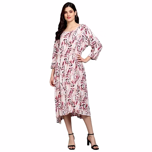 Color Splash Crepe Dress image 4