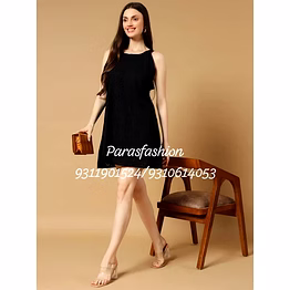 noir grace short dress