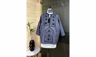 Shadow Bloom Cotton Top