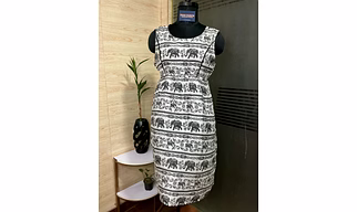 Monochrome Muse Printed Kurti