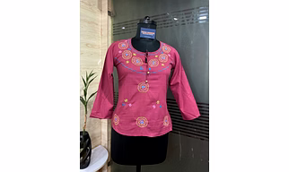 Blush Aura Cotton Top