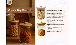 Glass Dry Fruit Jar