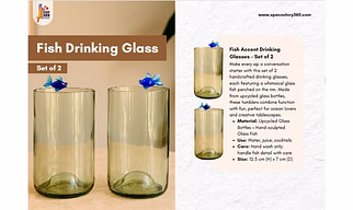 FISH DRINKING GLASS