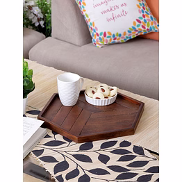 hex tray for serving coffee and cookies