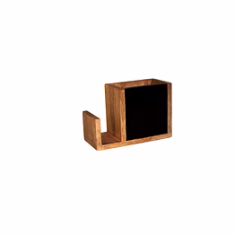 cutlery & tissues holder w/ slate