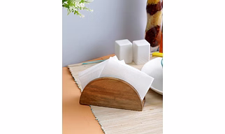 wooden tissue holder
