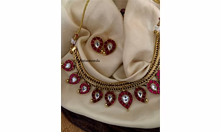 Jalebi mango necklace