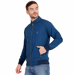 blueficus men solid bomber jacket