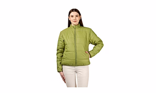 BlueFicus  Women Solid Bomber Jacket