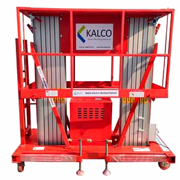 moblie electric working platform (k-7018) double mast 8mtr-12mtr