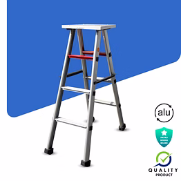 3 step foldable ladder with top tool metal plate (model: k-7013, height: 4 ft in light)