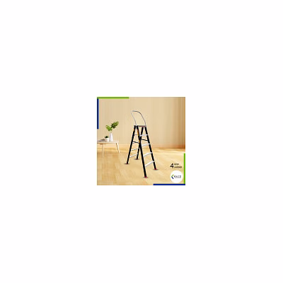 kalco 4 step ladder, foldable with top support handle and top metal plate (model: k-7023 in medium) 4 step ladder, foldable with top support handle and top metal plate (model: k-7023 in medium) 4 step ladder, foldable with top support handle and top metal plate (model: k-7023 in medium) 4 step ladder, foldable with top support handle and top metal plate (model: k-7023 in medium)
