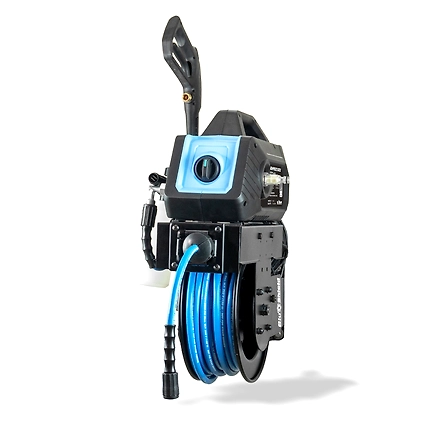 BluShield Pressure washer humpback reel 1/4&quot; x 50' with 3000 PSI Pump -120V-USA (TTPWRHB1450-3000)-3