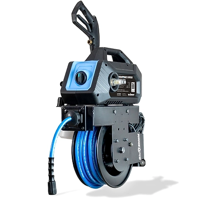 BluShield Pressure washer humpback reel 1/4&quot; x 50' with 3000 PSI Pump -120V-USA (TTPWRHB1450-3000)-1