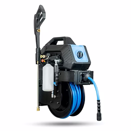blushield pressure washer humpback reel 1/4" x 50' with 3000 psi pump -120v-usa (ttpwrhb1450-3000)