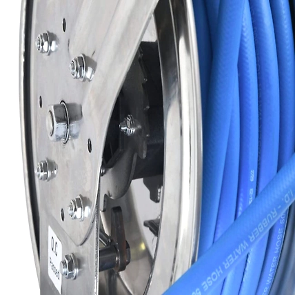 Zephyr Auto-Retractable Water Hose Reels 13mm x 20m Stainless Steel 304 (ZWR1320SS)-2