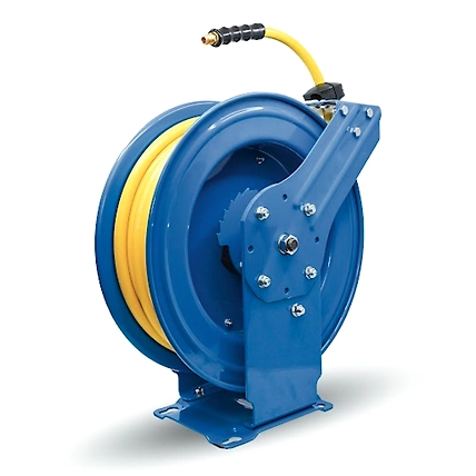 Zephyr Auto-Retractable OilShield Air Hose Reels  10mm X 15m Dual Arm Heavy Duty (ZAR1015DA-OS)-2