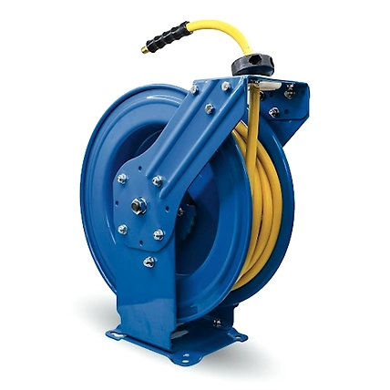 Zephyr Auto-Retractable OilShield Air Hose Reels  10mm X 15m Dual Arm Heavy Duty (ZAR1015DA-OS)-1