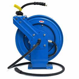 zephyr auto-retractable pressure washer hose reels 10mm x 15m dual arm heavy duty (zpw1015da)