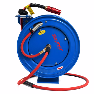 zephyr auto-retractable steam hose reels 13mm x 10m heavy duty (zsr1310hd)