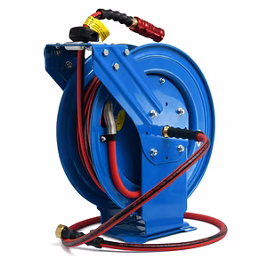 Zephyr Auto-Retractable Steam Hose Reels 13mm x 15m Dual Arm Heavy Duty (ZSR1315DA)
