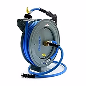 Zephyr Auto-Retractable Water Hose Reels 19mm x 15m Heavy Duty - Grey (ZWR1915HD-GR)