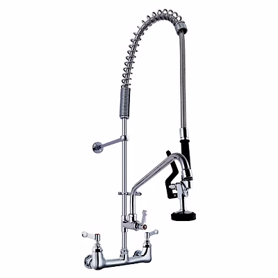 zephyr wall mounted pre rinse faucets ( zprfw2)