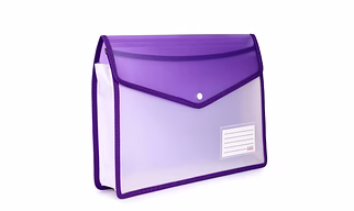 Flexi Document Bag Transparent