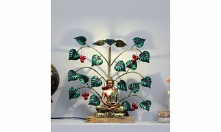 Buddha Tree Multicolour Iron Idol