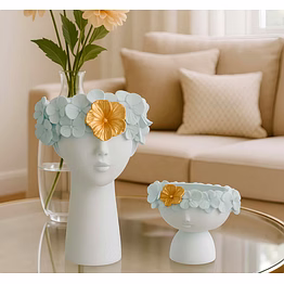 blooming crown planter -tiara vase