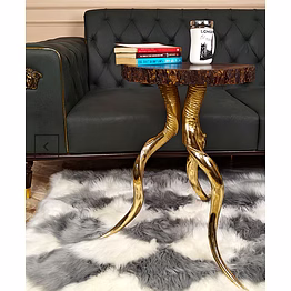 horn table - 100% made with pure brass