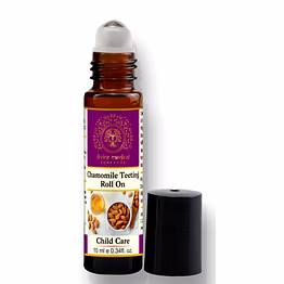 divine cardinal chamomile teething roll on