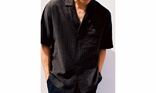 CREASED-EFFECT SHIRT