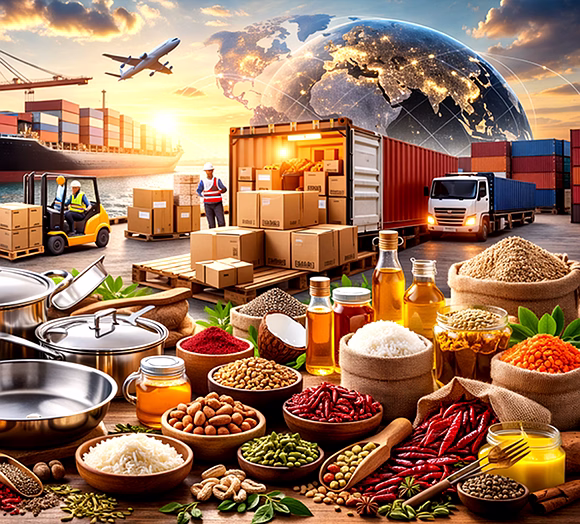Trusted B2B Agri-Food & Bulk Commodity Exporter from India