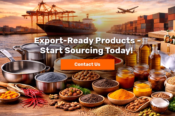 Bulk export-ready food products for international buyers