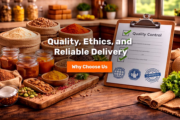 Commitment to quality standards, ethical sourcing, and reliable global delivery