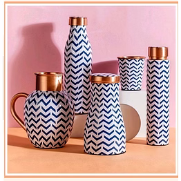 copper bottles printed