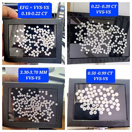 white round diamonds size 0.15 to 0.99 cts