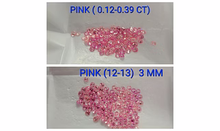 ROUND PINK DIAMOND LAB GROWN DIAMONDS