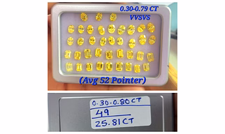 FANCY SHAPE YELLOW DIAMONDS  F