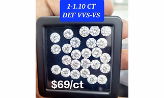 LAB GROWN SOLITAIRE DIAMONDS  1CT