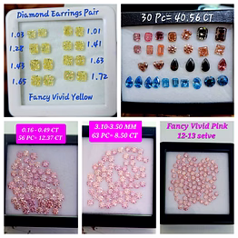 fancy shape and fancy color lab grown diamonds