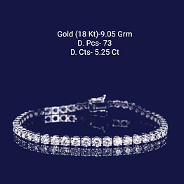 tennis braclets in labgrown diamonds