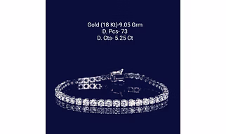 TENNIS BRACLETS IN LABGROWN DIAMONDS